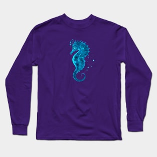 Seahorse, stylized graphics Long Sleeve T-Shirt